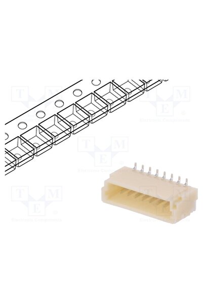 OEM Conector cablu-placă JST BM08B-SRSS-TB, soclu, tată, 1A, 50V, PIN 8, SMT,...