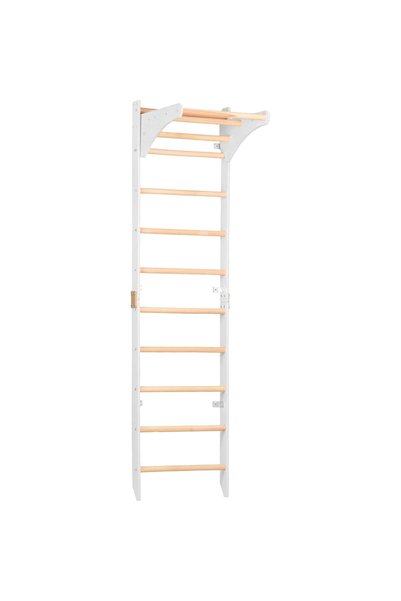 rinagym Spalier gimnastic din lemn 230 cm cu bară reglabilă – SPR C Pure alb