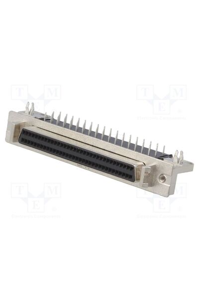 OEM Conector SCSI TE Connectivity 5787082-7, PIN 68, ecranat, Fixare clichet,...