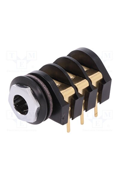 OEM Conector Jack 6,3mm CLIFF CL13345, soclu, mamă, stereo,cu întrerupător tr...