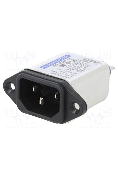 OEM Conector alimentare AC ROXBURGH EMC RID0342H, soclu, tată, Inom 3A, Ir 0,...