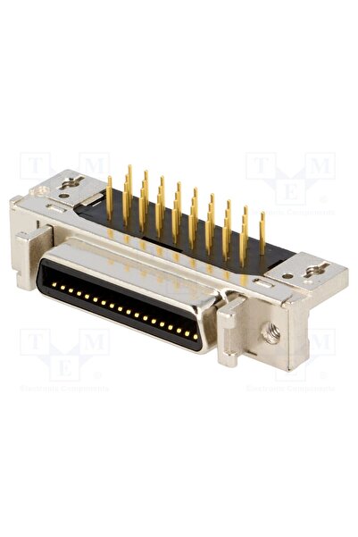 OEM Conector MDR 3M 10236-5212PL, PIN 36, ecranat, Fixare clichet, soclu, mam...