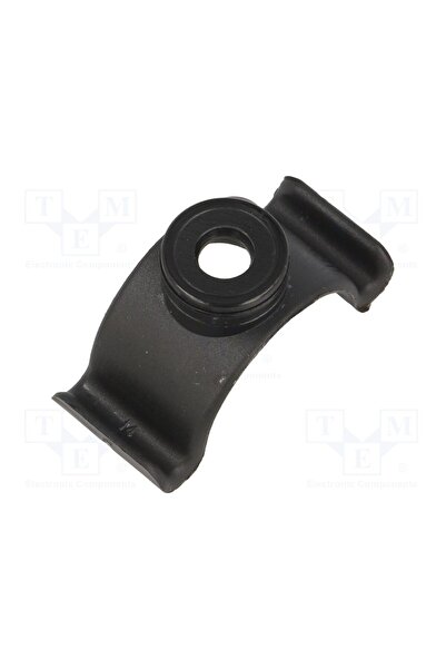 OEM Bază clips HELLERMANNTYTON C2-PA6HIR-BK, poliamidă, neagră, Øorif.mont 4,...