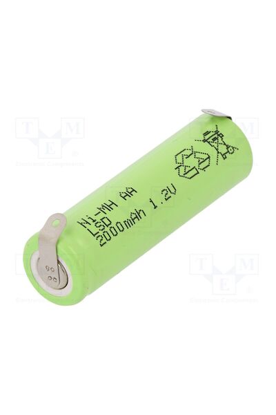 OEM Acumul Ni-MH JJJ ACCU-AA2000E-BL, AA, 1,2V, 2000mAh, urechi pentru lipire