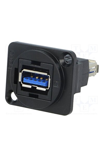 OEM Adaptor CLIFF CP30205NMB, cu mufă USB A, ambidextru, FT, drept, USB 3.0, ...
