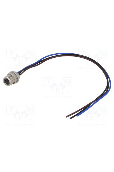 OEM Conector M8 TE Connectivity T4071017031-001, mamă, PIN 3, 60V, IP67, drep...