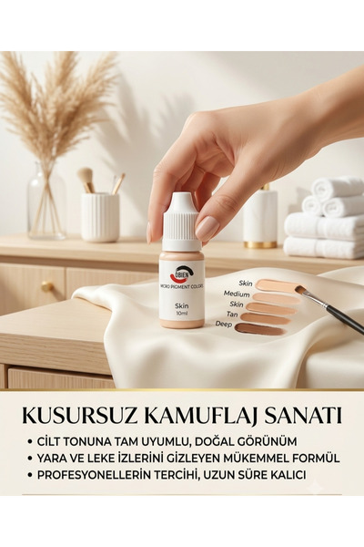 Qbien Kalıcı Makyaj ve Microblading Boyası 10 ml