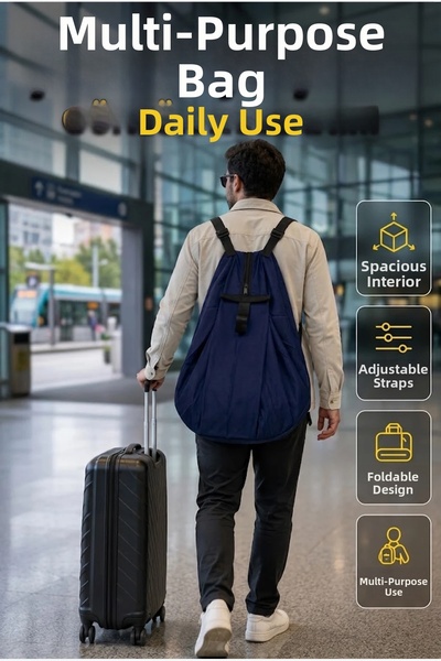 canrodi Geantă de transport pliabilă multifuncțională cu volum mare – Utiliza...