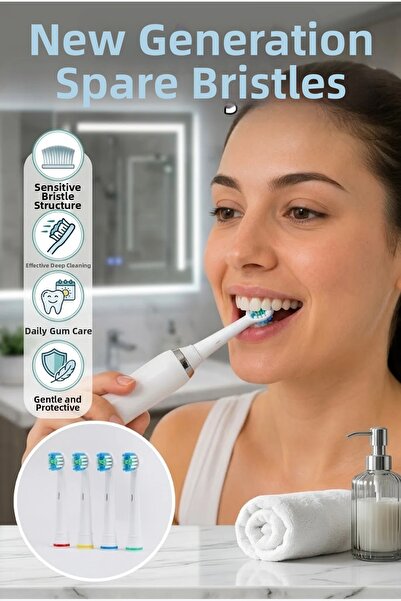 canrodi Soft Bristle Replacement Head Set – Daily Oral Care