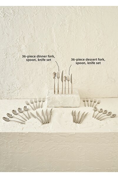 Bella Maison Florence 12-Person 72-Piece Fork Spoon Knife Set