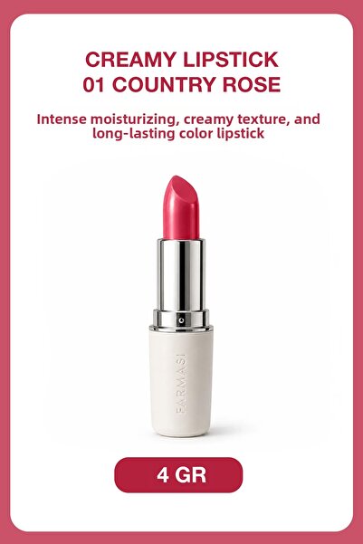 Farmasi Rose Pink Creamy Lipstick |   Creamy Lipstick - 01 Country Rose