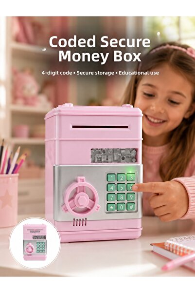 BŞK VİRGO Encrypted Electronic Money Saving Box Large Capacity