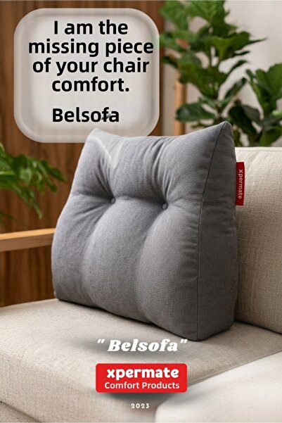 XPERMATE Pernă de susținere pentru talie și spate Belsofa, pernă pentru spate...