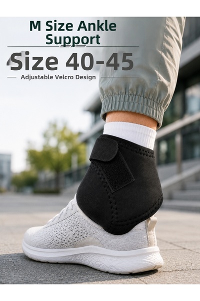 BŞK VİRGO M Size Heel Socks, Size 40-45, Adjustable Velcro Heel Support