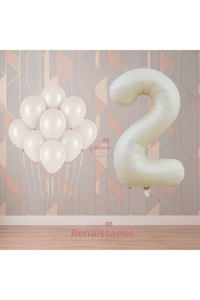 RÖNESANS PARTİ مجموعة حفلات عيد الميلاد بثيم رونيسانس 2 في 1 باللون البيج
