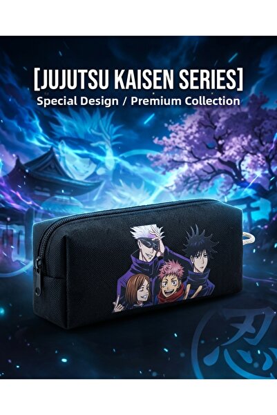 BYBAG Special Design "Jujutsu Kaisen" Gojo and Yuji Printed Black Impertex Fa...