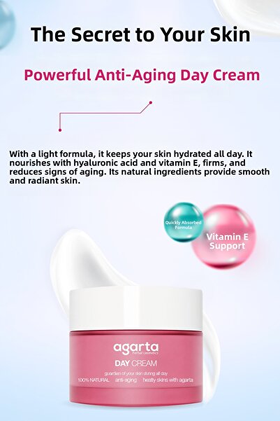 Agarta Natural Water Based Moisturizing Day Cream 50 ml