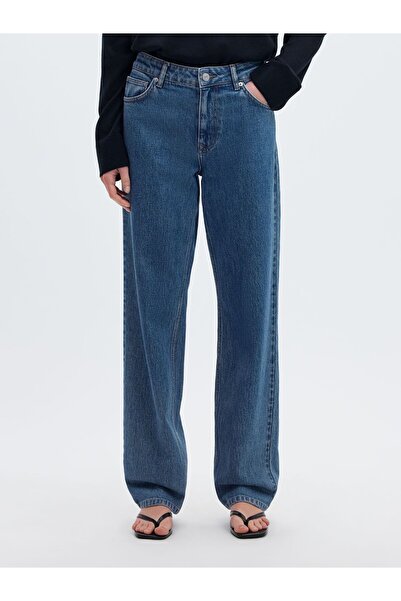 Selected Femme Straight fit jeans Mid waist