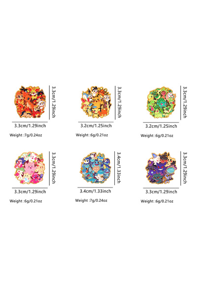 Choice 6pcs Cute Anime Genie Enamel Pins Cartoon Game Figures Brooch Lapel Pi...