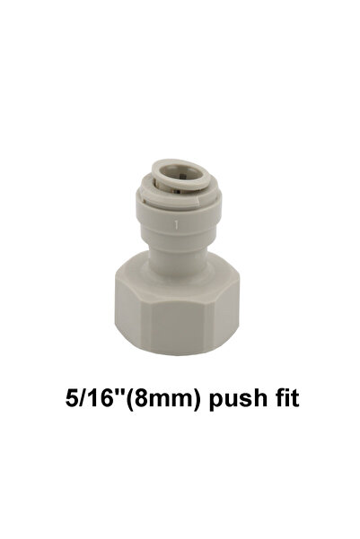 Choice 8mm 5/16" 3/8" Push In Speedfit to 5/8" Suits Keg Couplers and Tap Sha...
