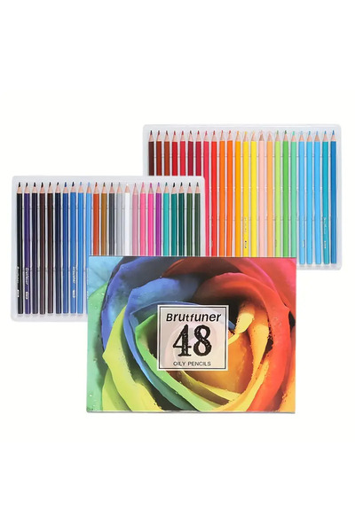 Choice 48 colors Brutfuner 48/72/120/160/180 Colours Oil Colored Pencil Set A...
