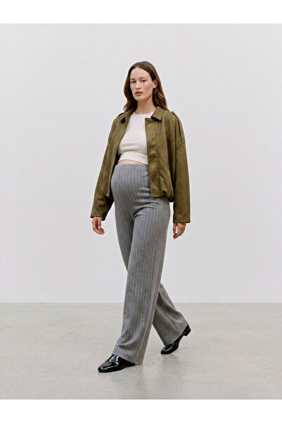 Mama Licious Hose Normal geschnitten Hohe Taille Hose