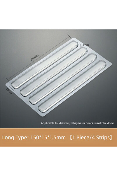 Choice1 Long 4Rules Household Anti-Collision Silicone Pads & Stickers - For D...