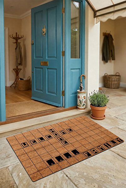 Valerine Life Covoraș de intrare 45x70cm pentru interior și exterior Scrabble...