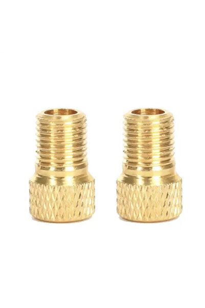 Choice3 2PCS Bicycle Presta To Schrader Adapter Bike Tire Valve Adapter Coppe...