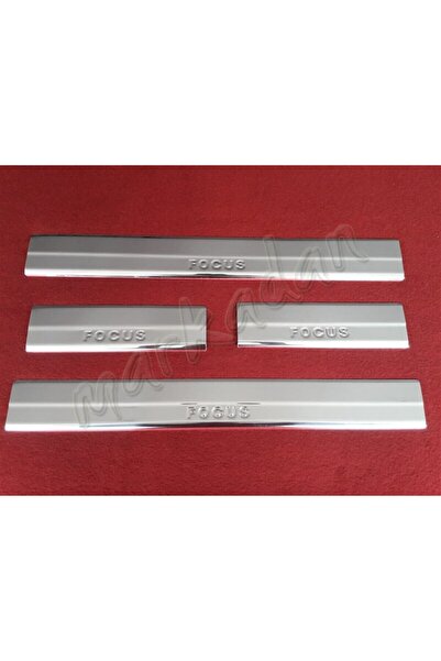 DB Chrome Ford Focus Krom Kapı Eşiği 2011-2018 4 Parça P.Çelik