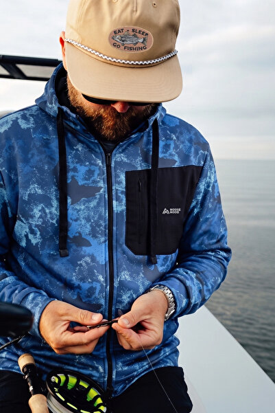 Moose Mood Deep Pro Series Fisherman's Windbreaker Trekking Full Zipper Hoode...