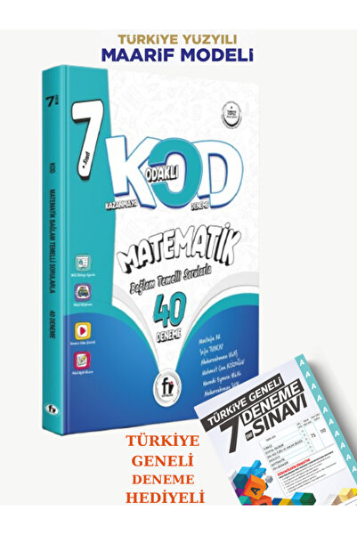Fi Yayınları 7. Sınıf Matematik Kod 40 Deneme
