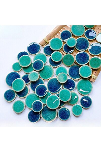 Choice 100g mix 100g Oval Ceramic Mosaic Tiles Piece DIY Mosaic Making Stones...