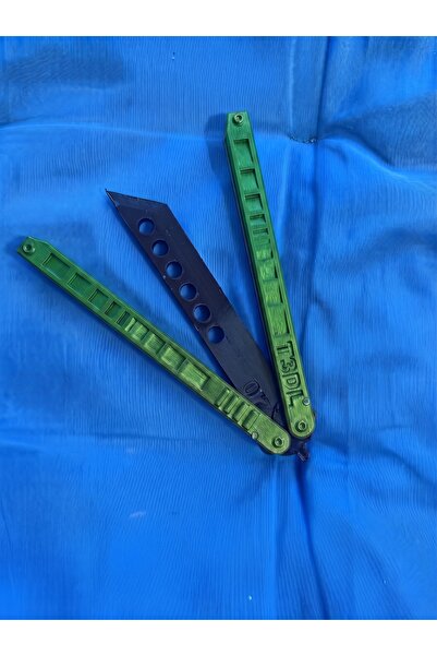 Riva Self 3D PLA Plastik Eğitici Balisong Antrenman Kelebeği Oyuncak Stres Gi...