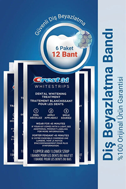 CREST 3d Whitestrips Professional Effects (6 Paket/12 Bant)