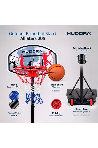 HUDORA Basketball All Stars 205