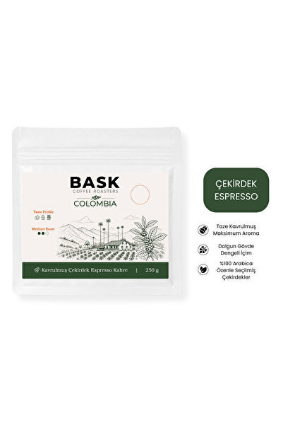 Premium Espresso Çekirdek Kahve Colombia 250g