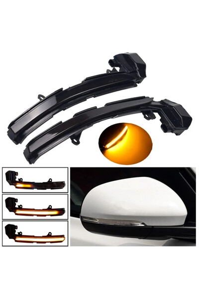 CerCip Semnalizari dinamice oglinda compatibile pentru Jaguar, X760, X250, X260, X351, X152, I-Pace, X150,