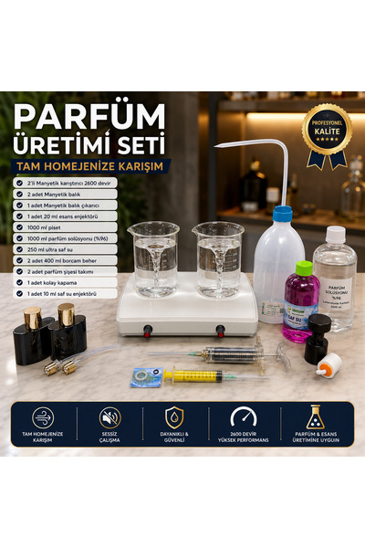 GMSMAK PARFÜM ÜRETİM SETİ 2 ( parfüm üretimi seti)