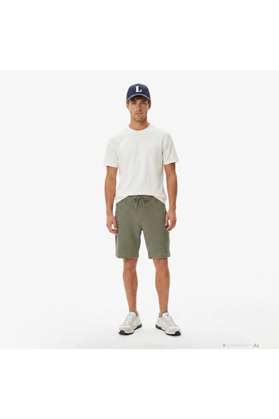 Lacoste Erkek Relaxed Fit Haki Bermuda Şort
