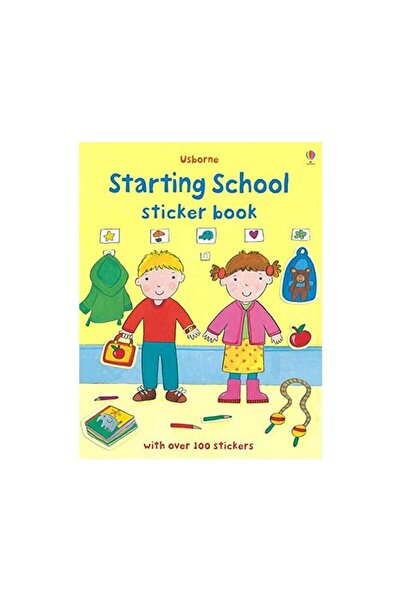 Usborne Children's book, Usborne, Starting School Sticker Book, 3+ years