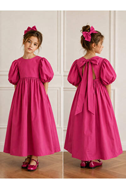 Balerinikizler Baby&Kids Girl's Dress with Ribbon Detail - Pink