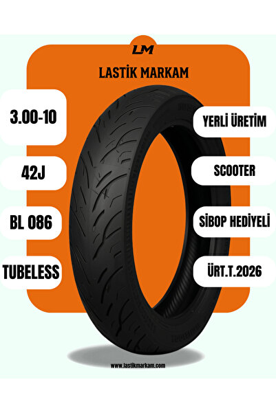 3.00-10 4PR BL086 TL-YERLİ ÜRETİM-2026-HEDİYELİ