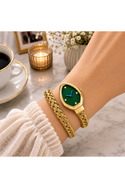 Crrju Snake Watch, Wrapped Watch, Women's Wristwatch