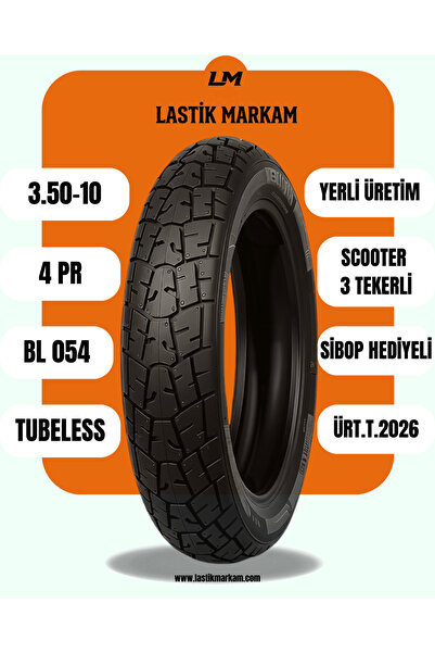 Billas 3.50-10 4pr Bl054 Tl-dubleks- 4 Mevsim - Honda-tvs-rks Dış Lastik-suba...