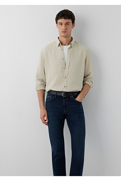 Mavi (Tencel Tm) Lyocell Beige Shirt Regular Fit / Normal Cut 0212068-70322