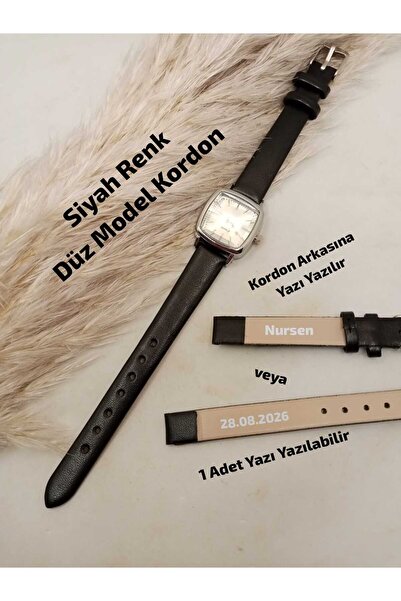 Brality KİŞİYE ÖZEL YAZI YAZILIR , Vintage Minimal Retro Kadın Kol Saati Oval...