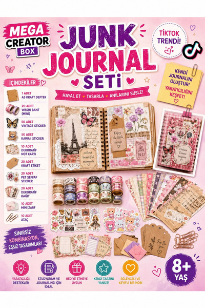 Akkaymak Junk Journal Set