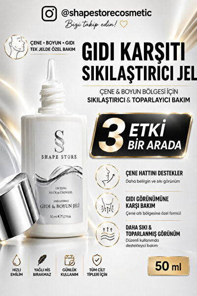 SHAPE STORE Gıdı,Vucut ve Boyun Toparlayıcı & Sıkılaştırıcı Jel 50 ml V Shape...