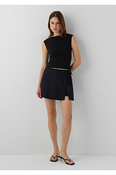 Mavi Siyah (TENCEL™) Liyosel Şort Etek 1410285-900